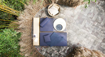 TOKU - Cedarwood garden bench by Paola Lenti - view 3